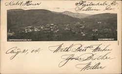 Aerial view of City Postcard