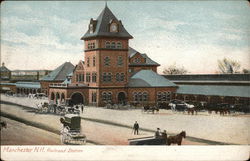 Railroad Station Manchester, NH Postcard Postcard Postcard
