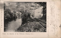 Under the Shadow of the Willows Clinton, NJ Postcard Postcard Postcard