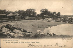 The Beach at Salem Willows Postcard