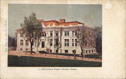 McClelland Public Library Pueblo, CO Postcard Postcard Postcard