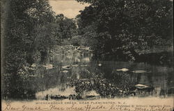 Wickcheoche Creek Flemington, NJ Postcard Postcard Postcard