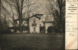 The Mansion in Cadwalader Park Trenton, NJ Postcard Postcard Postcard