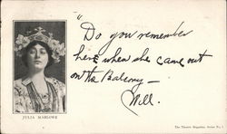 Julia Marlowe Postcard