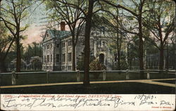 Administration Building, Rock island Arsenal Davenport, IA Postcard Postcard Postcard
