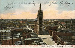 View from Pabst Bldg. Looking North Postcard