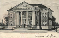 Carnegie Library Brownwood, TX Postcard Postcard Postcard