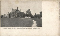 Lyman School for Boys, Lyman and Chaucy Hall Postcard