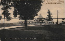 View of the River from Park Postcard