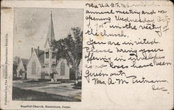 View of Baptist Church Postcard