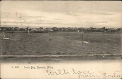 Lewis Bay Hyannis, MA Postcard Postcard Postcard