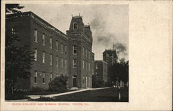 College and Normal School Dixon, IL Postcard Postcard Postcard