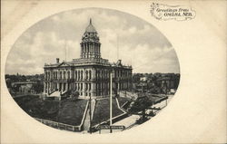View of Court House Postcard