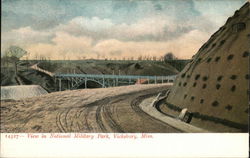 View in National Military Park Postcard