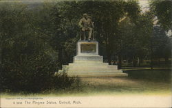 The Pingree Statue Postcard