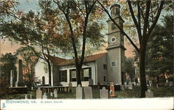 St. John's Church Richmond, VA Postcard Postcard Postcard