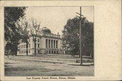 Lee County Court House Postcard