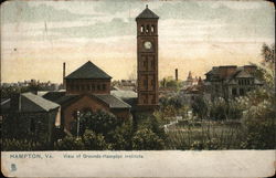 View of Grounds-Hampton Institute Postcard