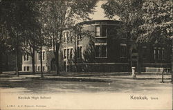 Keokuk High School Iowa Postcard Postcard Postcard