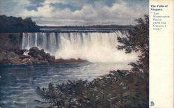 The Horse Shoe Falls from the Canadian Side Postcard