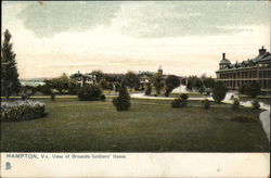 View of Grounds-Soldiers' Home Postcard