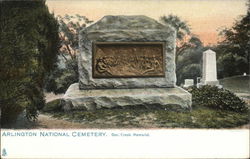 Arlington National Cemetery - General Crook Memorial Virginia Postcard Postcard Postcard
