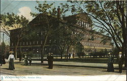Pension Office Postcard