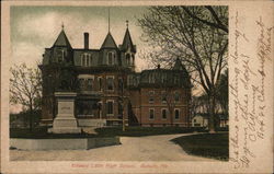 Edward Little High School Postcard