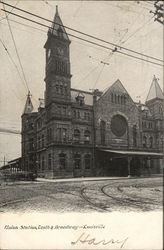 Union Station, Tenth & Broadway Postcard