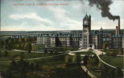 Eastern Illinois Hospital for the Insane Postcard