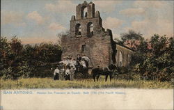 Mission San Francisco de Espada Postcard