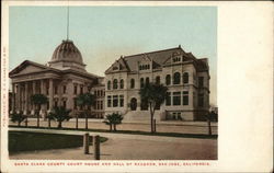 Santa Clara County Court House and Hall of Records San Jose, CA Postcard Postcard Postcard