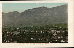 Bird's-Eye View of Town and Hills Bird's-Eye View of Town and Hills