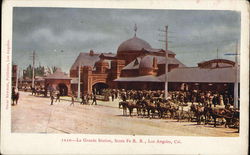 La Grande Station, Santa Fe R. R. Los Angeles, CA Postcard Postcard Postcard