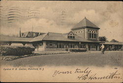 Central R.R. Station Postcard