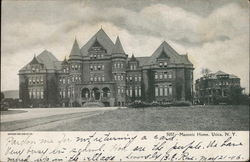 View of Masonic Home Utica, NY Postcard Postcard Postcard