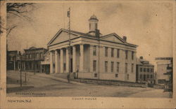 Court House Newton, NJ Postcard Postcard Postcard