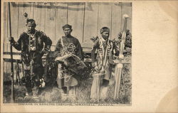 Indians in Dancing Costume Wrangell, AK Postcard Postcard Postcard