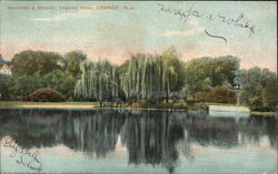 Willows & Bridge, Orange Park Postcard