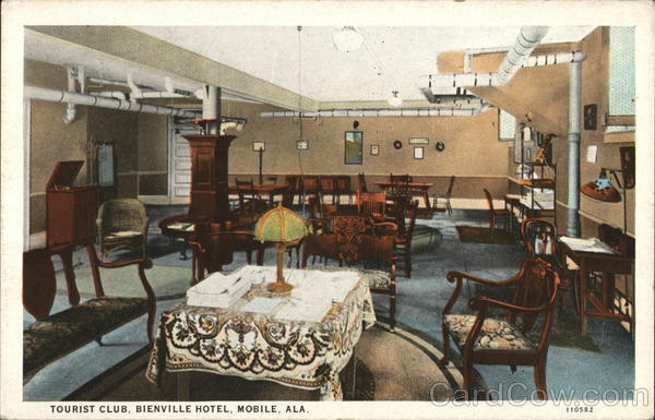 Tourist Club, Bienville Hotel Mobile Alabama Overbey Studio