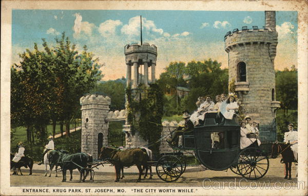 Entrance, Krug Park St. Joseph Missouri