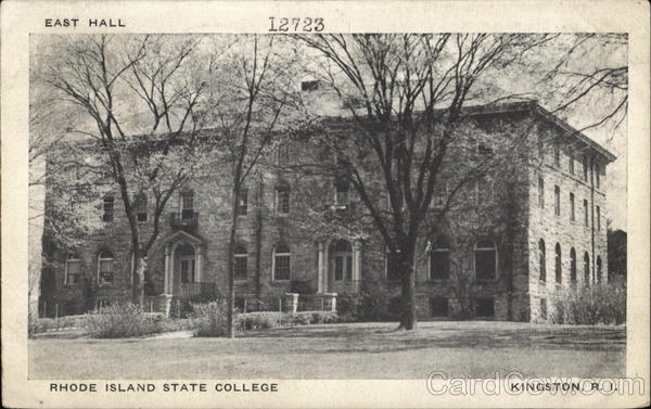 Rhode Island State College - East Hall Kingston