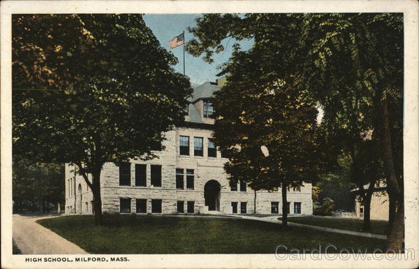 High School Building Milford Massachusetts