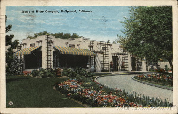 Home of Betty Compson Hollywood California