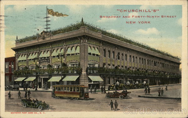 Churchill's - Broadway and Forty-Ninth Street New York