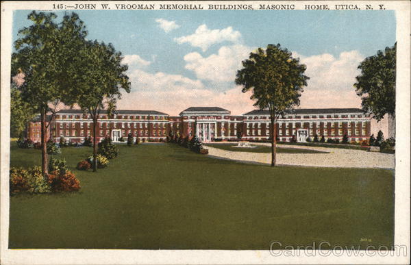 John W. Vrooman Memorial Buildings, Masonic Home Utica New York