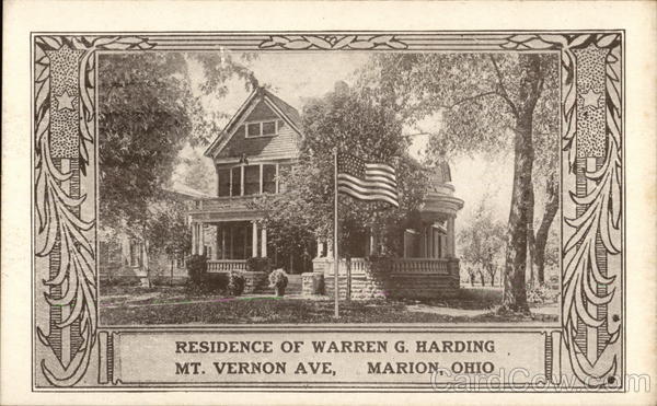 Residence of William G. Harding Marion Ohio