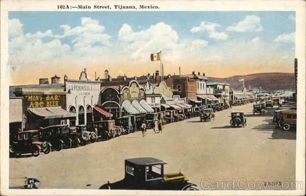 Main Street of Tijuana Mexico