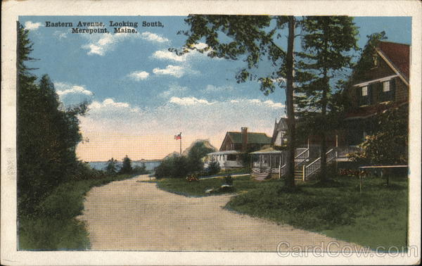 Eastern Avenue Looking South Merepoint Maine