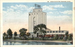 Bean Elevator Saginaw, MI Postcard Postcard Postcard